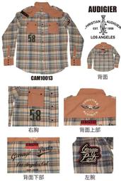 賠售【美國Levis專賣】ED HARDY頂級CA設計師 紫色格紋 皇冠飛翼 精細刺繡 臂章 寶石釦 長袖襯衫 L號現 歷史價格詳細信息