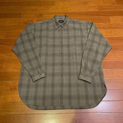 Beams 男寬版卡其奶茶色條紋純棉休閒長袖襯衫 日系風格時尚品牌經典潮流流行 City Boy風格穿搭 百搭基本款 S 歷史價格詳細信息