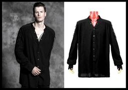 ＊mini &amp;amp; PUNK LOLO＊龐克個性街頭-銀河光速戰記光輪盔甲鉚釘個性背心 (Y-451)PUNK LOLITA 歷史價格詳細信息