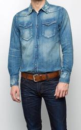 牛王 KURO 單寧刷舊潑漆破壞襯衫 WASH 日本製 S號 稀有 價格比較,價格查詢,歷史價格詳細信息