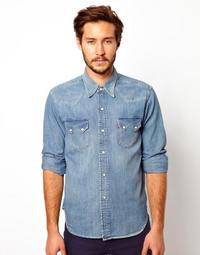 LVC 1955 Sawtooth 刷舊破壞拼布牛仔襯衫 S號 歷史價格詳細信息