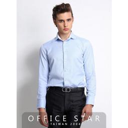 【96073】職業男女OFFICE ☆ STAR 藍條窄版長袖襯衫 XS-4L 歷史價格詳細信息