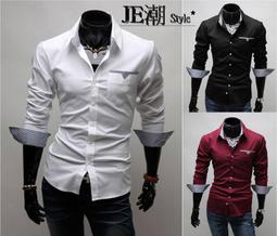 【JE潮】任2件免運 袖邊壓印字母設計長袖襯衫 3色【JBN3419】 歷史價格詳細信息