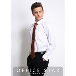 【96072】職業男女OFFICE ☆ STAR 窄版經典款長袖襯衫 白/粉/藍 XS-4L 歷史價格詳細信息