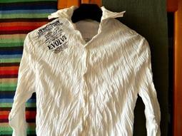 [服飾繪]NET時尚帥氣淺灰防皺全棉合身襯衫 歷史價格詳細信息