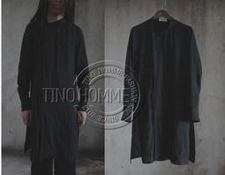 《TINO HOMME》2017秋冬新款日韓版不規則剪裁OVERSIZE一字領中長版雙口袋長袖襯衫 歷史價格詳細信息