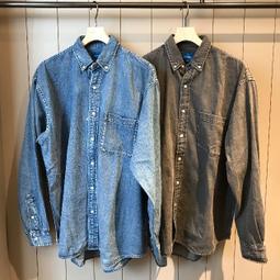 牛仔襯衫 S-4XL 大尺碼襯衫 長袖襯衫 丹寧牛仔襯衫 水洗牛仔衫 工裝襯衫 牛仔薄外套 貨到付款 歷史價格詳細信息