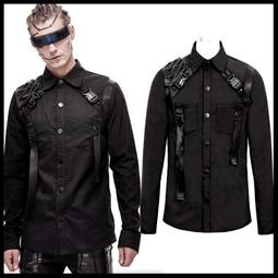 ＊MINI PUNK LOLO＊黑暗龐克視覺-黑闇之境.惡魔禁獵區狩魔人異質拼接個性龐克襯衫(SHT049)PUNK 歷史價格詳細信息