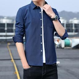 [M-5XL]大尺碼襯衫長袖男士 春秋款長袖襯衫男士 透氣襯衫 燈芯絨韓版修身時尚百搭潮流襯衫 有口袋男襯衫 歷史價格詳細信息