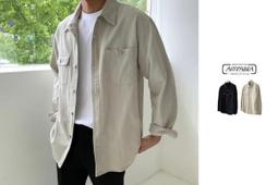 [青山AOYAMA] 韓國 不對稱拼接 雅痞寬鬆落肩長袖襯衫【S88229】寬鬆長袖 韓國 青山 拼接襯衫 條紋 歷史價格詳細信息