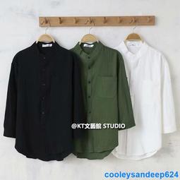 襯衫亨利領  休閒襯衫男 短袖襯衫   網紅襯衫男  時尚潮流襯衫男 亨利領襯衣  韓版寬鬆襯衫男 夏季襯衫 歷史價格詳細信息