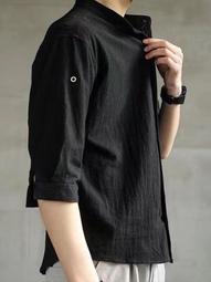 男生短袖 白襯衫 口袋襯衫 棉麻襯衫 亞麻襯衫男 大尺碼上衣五分袖襯衫 寬松襯衫短袖襯衫 休閑襯衫 工作襯衫 歷史價格詳細信息