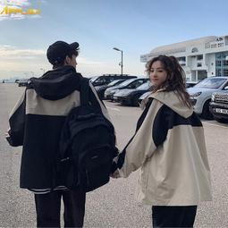 夾克外套男 港風情侶連帽戶外登山服防風防水衝鋒衣外套百搭男女中性棒球服工裝外套新品天天精選 歷史價格詳細信息