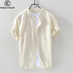 亞麻襯衫 M-2XL 男襯衫 棉麻日系寬鬆襯衫 ins超火七分袖襯衫 薄款休閒襯衫 潮牌襯衫 男生衣著 歷史價格詳細信息