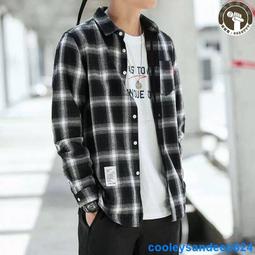 春秋季格子襯衫男 韓版潮流男生長袖襯衫 學生帥氣薄款百搭秋季襯衫 大尺碼休閑格子長袖襯衫  露天市集  全台最大的網路購 歷史價格詳細信息