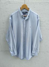 已售出。近新品 BROOKS BROTHERS 天藍色條紋襯衫 純棉 / 斯文 / 常春藤 / cityboy 歷史價格詳細信息