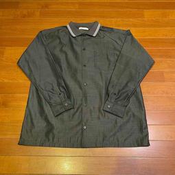 Urban Research UR Sense of Place 男寬版海軍藍防皺休閒長袖襯衫 日系風格潮流流行穿搭 M 歷史價格詳細信息