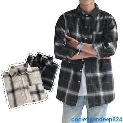 ??現貨格紋襯衫 男生襯衫 新品促銷 長袖襯衫 格子襯衫 帥氣襯衣 休閒襯衫 男生衣著 男裝 歷史價格詳細信息