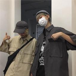 新款男士襯衫雙口袋加肥加大碼格子帥氣青年長袖襯衣 歷史價格詳細信息