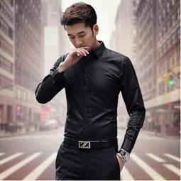 襯衫男 韓版修身寸衫 長袖條紋加大碼新款 時尚休閑磨毛襯衣 正韓男士衣著 M-5XL4色 高質量 歷史價格詳細信息