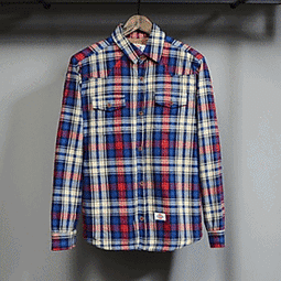 長袖襯衫加絨上衣-修身舒適花紋拼接男襯衣3色72am7【獨家進口】【米蘭精品】 歷史價格詳細信息