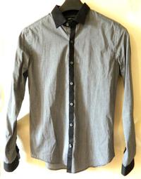 [服飾繪]NET時尚帥氣淺灰防皺全棉合身襯衫 歷史價格詳細信息