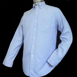 美國品牌Ralph Lauren POLO湖水綠色條紋長袖襯衫 Yarmouth 大尺碼 歷史價格詳細信息