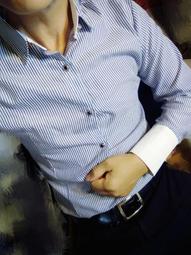 [服飾繪]NET時尚帥氣淺灰防皺全棉合身襯衫 歷史價格詳細信息