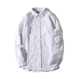 牛津紡襯衫 男 白襯衫 長袖襯衫 修身 休閒襯衫 大襯衫 男士長袖襯衫 商務男士潮流襯衣 簡約 質感 素色 歷史價格詳細信息