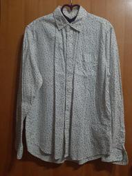 男生二手襯衫 灰藍色碎花 版型挺 休閒/正式皆可 歷史價格詳細信息