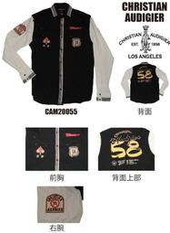 賠售【美國Levis專賣】ED HARDY頂級CA設計師款 黑白拼接 巨型58刺繡 賽車臂章 寶石釦 長袖襯衫L號現貨 歷史價格詳細信息