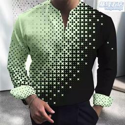 新款男士3D襯衫獨立站系列3D數碼印花樹葉短袖襯衫源頭 歷史價格詳細信息