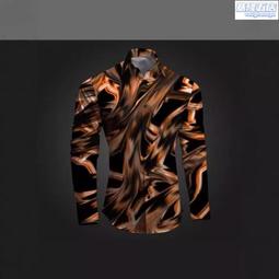 新款男士3D襯衫獨立站系列3D數碼印花樹葉短袖襯衫源頭 歷史價格詳細信息