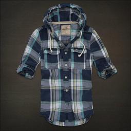 美國現貨《Hollister Co.》A&F 副牌 Orange County 男款 格紋長袖 連帽襯衫【M】 歷史價格詳細信息