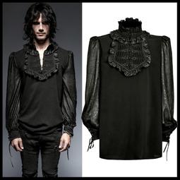 ＊mini PUNK LOLO＊歐洲中古世紀-法式古典鲸骨灣系列.蕾絲多層次荷葉領優雅襯衫(白色.TP00055N 歷史價格詳細信息