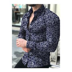 【襯衫】襯衫男長袖韓版潮流帥氣男裝衣服潮牌男士春秋上衣休閑條紋白襯衣 歷史價格詳細信息