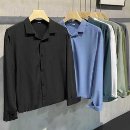 黑色垂感襯衫 男 長袖高級感襯衫 國風復古工裝外套 男裝 大碼襯衣 新中式襯衫外套 刺繡襯衫 男長袖襯衫 金屬扣唐裝 歷史價格詳細信息