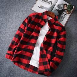 【現貨】格子襯衫 男 長袖 襯衣 男士 薄外套 襯衫 男士秋季寬松潮牌長袖 襯衣 休閑免燙潮流上衣服 男新款 歷史價格詳細信息