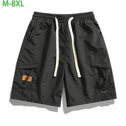 冰絲速乾褲 夏季薄款外穿運動短褲 男寬鬆短褲 休閒大尺碼五分褲 素色直筒休閒褲 冰絲短褲 歷史價格詳細信息