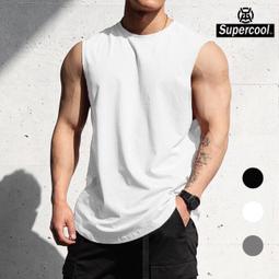 速乾健身背心男 大尺碼無袖運動上衣 棉質厚磅高彈 後背膠印設計感 籃球鍛煉跑步夏季穿著 歷史價格詳細信息