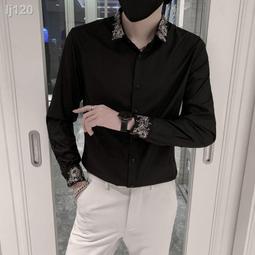 【襯衫男長袖秋冬】痞帥襯衫男套裝春秋韓版寬鬆燈芯絨外套港風ins日系復古百搭襯衫 歷史價格詳細信息