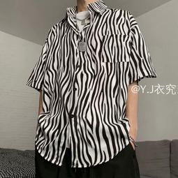 現貨休閑襯衫男 短袖襯衫   網紅襯衫男  時尚潮流襯衫男 亨利領襯衣 夏季襯衫   韓版寬松襯衫男 歷史價格詳細信息
