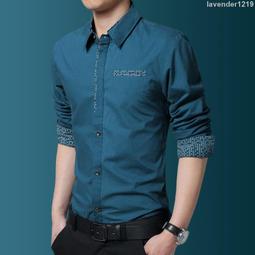 春秋新款男士長袖襯A羽毛印花字母A扣男士潮流長袖襯A  A 歷史價格詳細信息