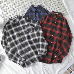 現貨：男襯 格子男士襯修身韓版刺繡秋季高級感免燙抗皺彈力新款秋裝男襯 歷史價格詳細信息