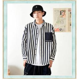 長袖襯衫 韓版條紋休閒寬鬆襯衫【TJC8363】Doppler 現貨＋預購 歷史價格詳細信息