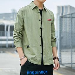 春秋季新款男士長袖襯A條紋拼接韓版休閑裝長袖襯A  A 歷史價格詳細信息