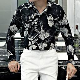 【夏天 選】男士襯 男長袖襯 商務襯 韓版修身襯 男生翻領休閒襯 型男襯 條紋襯 免燙條紋襯 歷史價格詳細信息