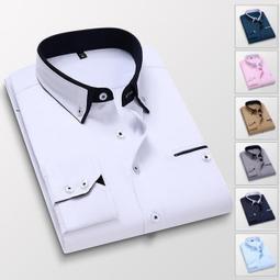 長袖襯衫 素面上衣-簡約保暖純淨亮眼男裝8色72am17【獨家進口】【米蘭精品】 歷史價格詳細信息