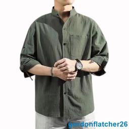 （滿400出貨）大尺碼條紋襯衫 工作面試素面韓版襯衫男 長袖襯衫 春秋 休閒百搭翻領男襯衫  男生上衣 歷史價格詳細信息