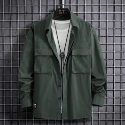 男長袖襯 春秋新款軍裝 男士純長袖襯 軍旅工裝 男休閑 大碼軍綠色 多色男裝長袖襯 歷史價格詳細信息